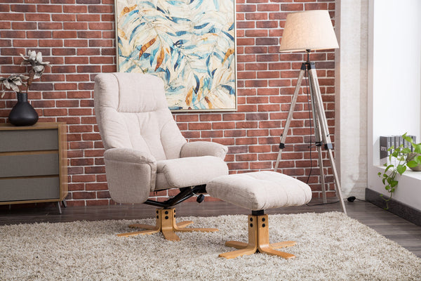 Dubai Swivel Chair and Stool