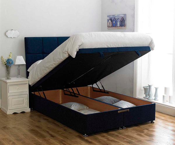 End Lift Ottoman Base with Luxury 28" Headboard